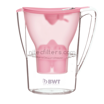 Water filtering pitcher BWT PЕNGUIN, pink colour - code V706