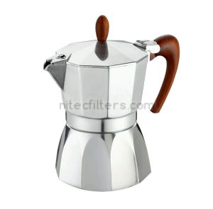 Aluminium coffee maker MAGNIFICA INDUCTION for 6 cups, code K973