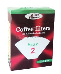 Coffee Filter, Paper, size 2 x 100, code K02