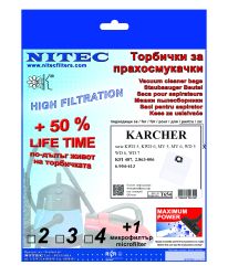 Торбички за прахосмукачки НИТЕК, код Т654