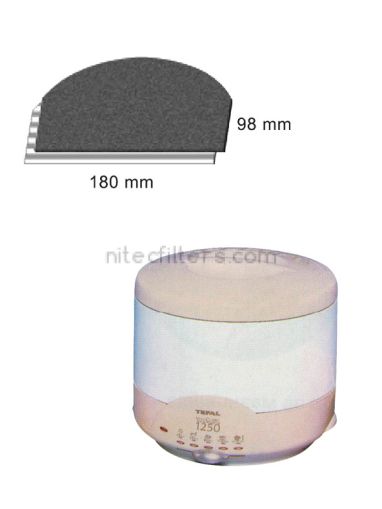 Anti-odour filter for fryer NITEC, code F03