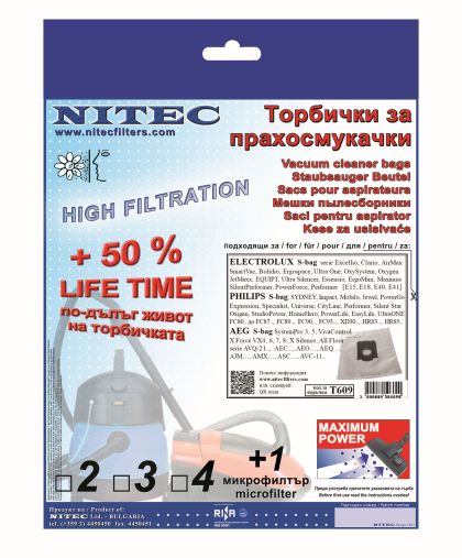 Vacuum Cleaner Bags, code T609