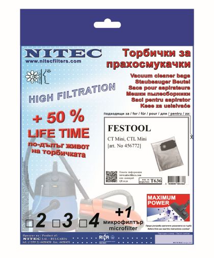 Vacuum Cleaner Bags, code T636