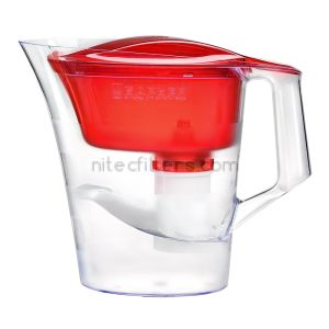Water filtering pitcher TWIST  red colour , code V363