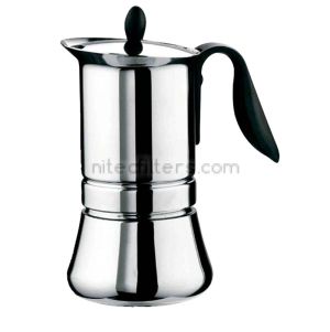 Aluminium coffee maker LADY INDUCTION for 4 cups, code K910