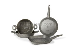 Aluminium saucepan MINERALIA INDUCTION, diameter 24 cm., code D446