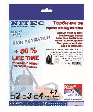 Vacuum Cleaner Bags, code T134